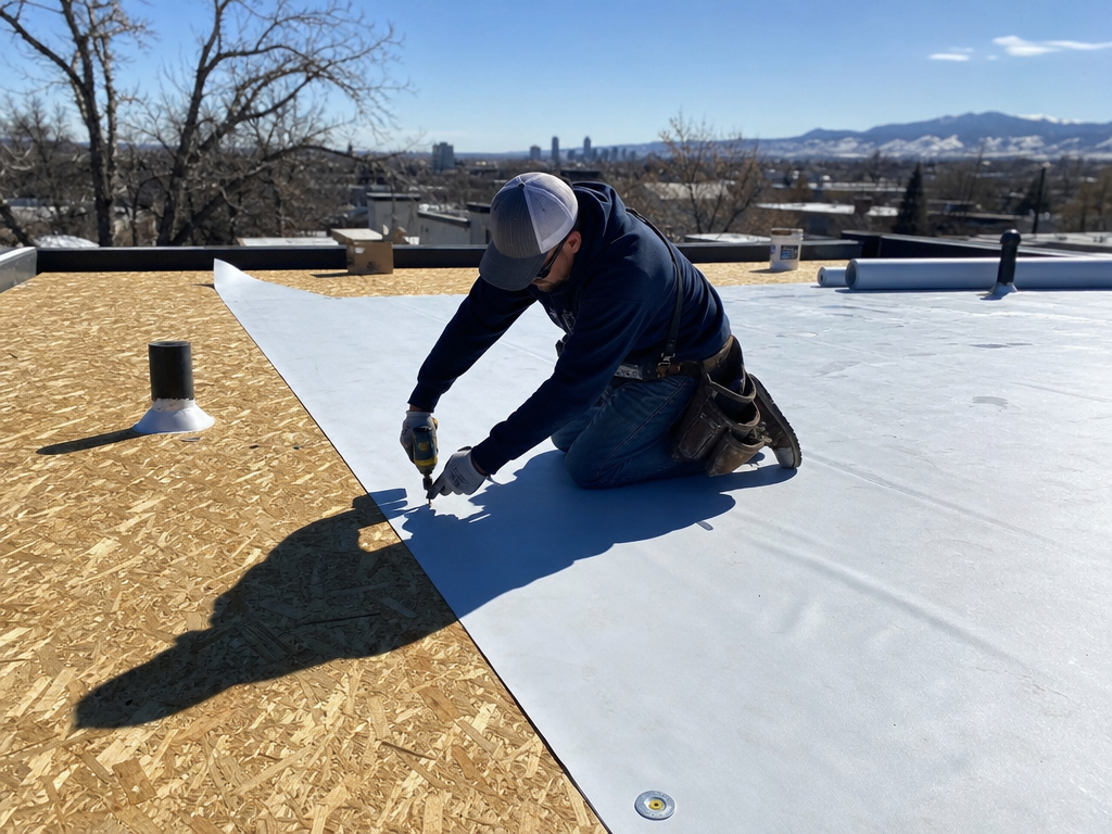 Flat Roof Installation in Denver